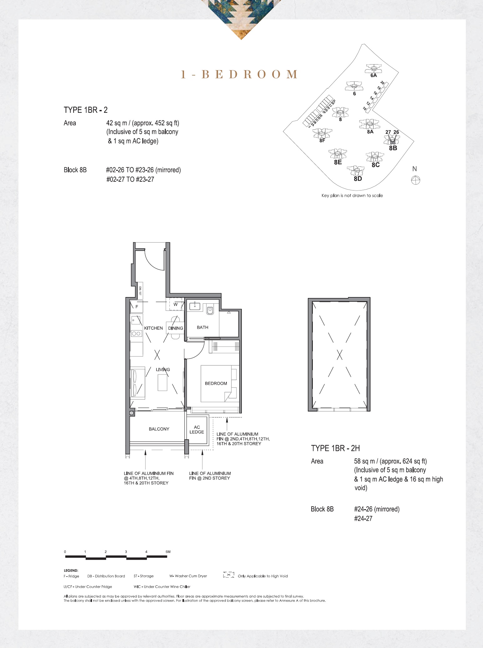 Parc Clematis 1 Bedroom Floor Plan 3